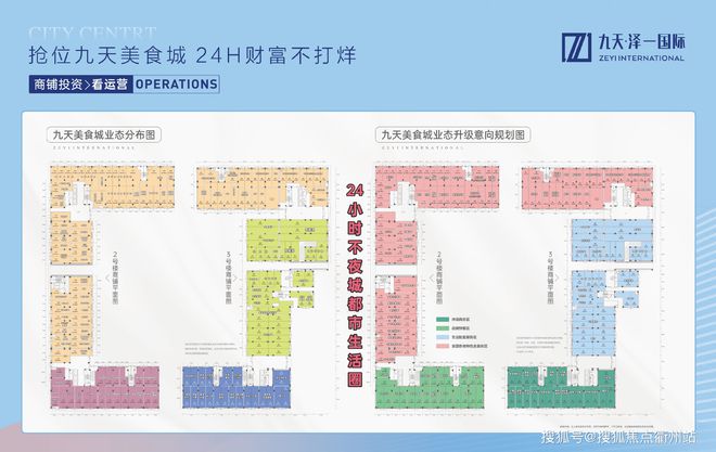 九天泽一国际-美食城房天下九天美食城2025-九堡(图1)